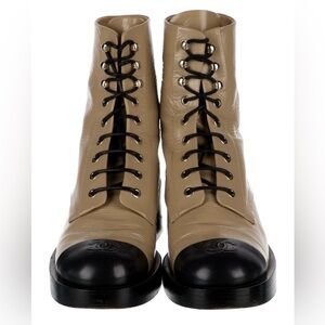 Chanel
2022 Interlocking CC Logo Combat Boots